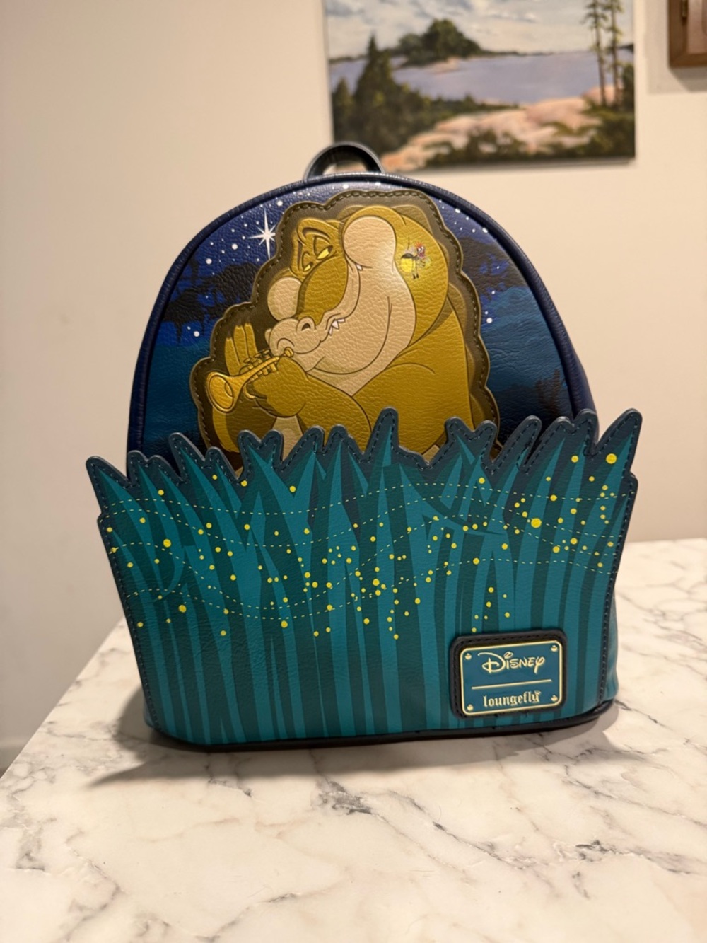 Loungefly Louis and Ray 100 year anniversary  Princess and the Frog Backpack